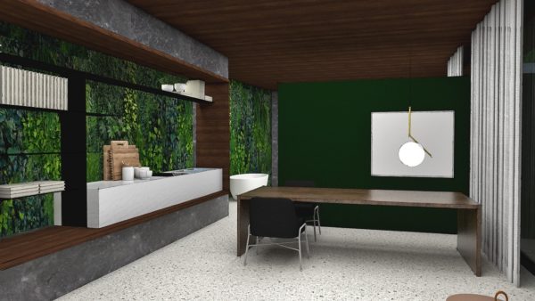 rundum grünes Design für ein Traumhaus