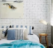 Backsteinwand im Schlafzimmer – beeindruckende Gestaltungsideen mit einen WOW-Effekt