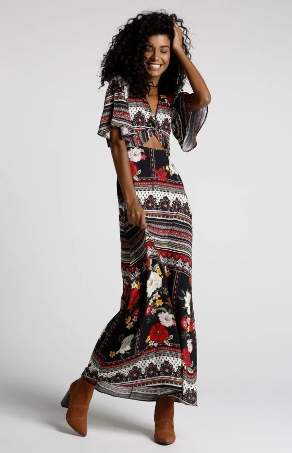 Damenkleider - tolle ethnische Muster