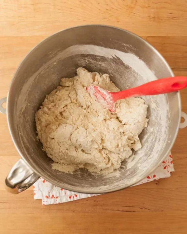 Englische Muffins Rezept englischer Muffin Teig von Hand mischen