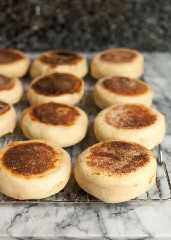 Englische Muffins Rezept englischer Muffin selbstgemacht