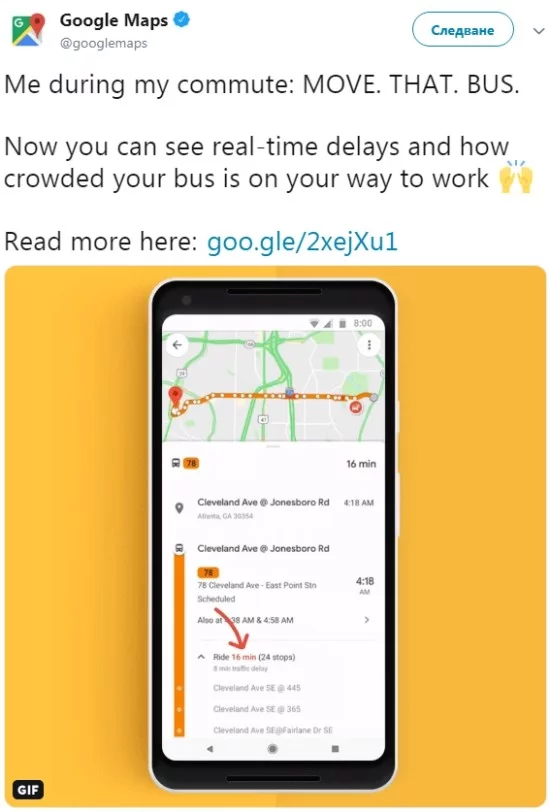 Google Maps kann bestimmen, wie voll Ihr Bus oder Zug sein wird fahrtzeiten und verspätungen anzeigen