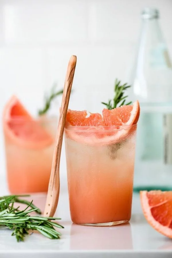 grapefruit rosmarin durstlöscher zubereiten