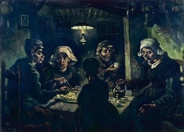 Van Gogh größter niederländischer Maler aller Zeiten Kartoffelesser 1885