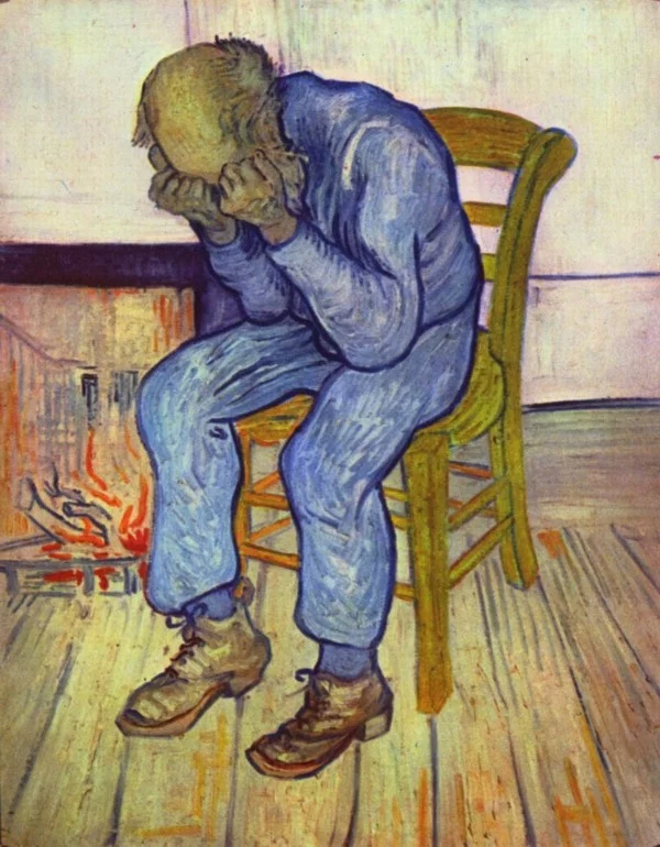 Van Gogh größter niederländischer Maler aller Zeiten trauriger alter Mann 1890
