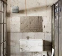 Freihängender Waschtisch mit Unterschrank für ein stilvolles Badezimmer