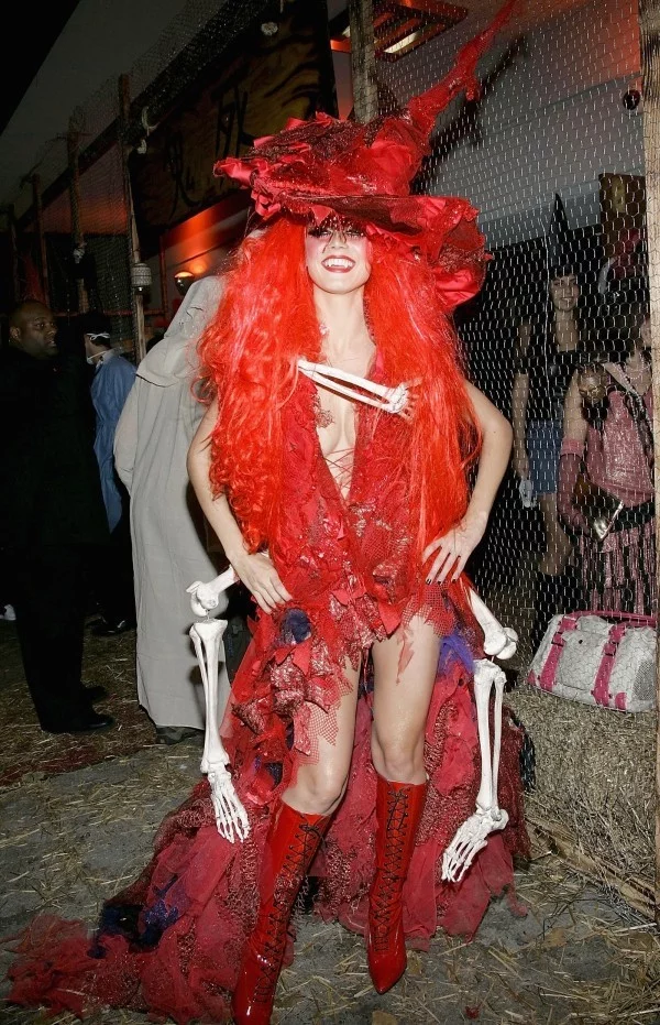 Hexe Heidi Klum Halloween - Kostüm