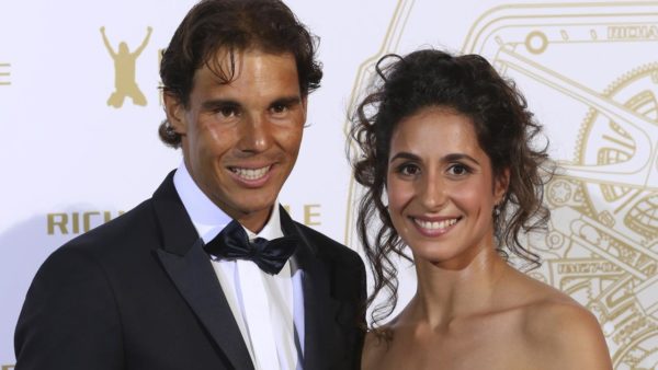 Rafael Nadal mit seiner Freundin
