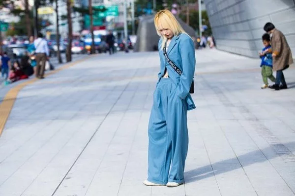 Street fashion - leger blaue Kleidung - Street Fashion Style